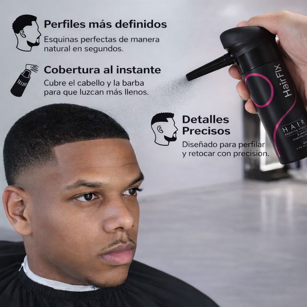 HairFix™ Fibras Capilares – Cabello Más Denso al Instante